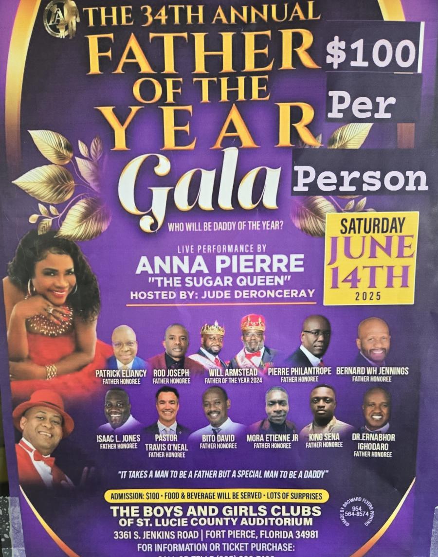 Crowning a Champion Dad: Dr Bernard Wh Jennings Named National ‘Father of the Year’ at International Gala in Fort Pierce