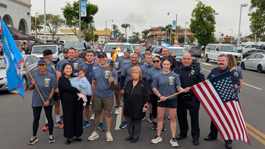 Valley Alarm Sponsors San Fernando Leg of the Law Enforcement Torch Run for Special Olympics